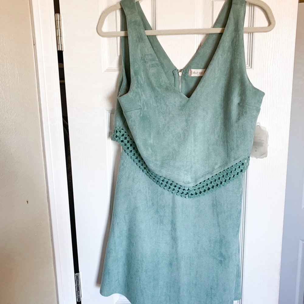 NWT Altar’d State Gorgeous Suede Dress